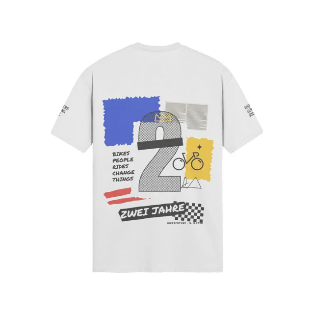 Pop-Collage auf T-Shirt, Rückseite